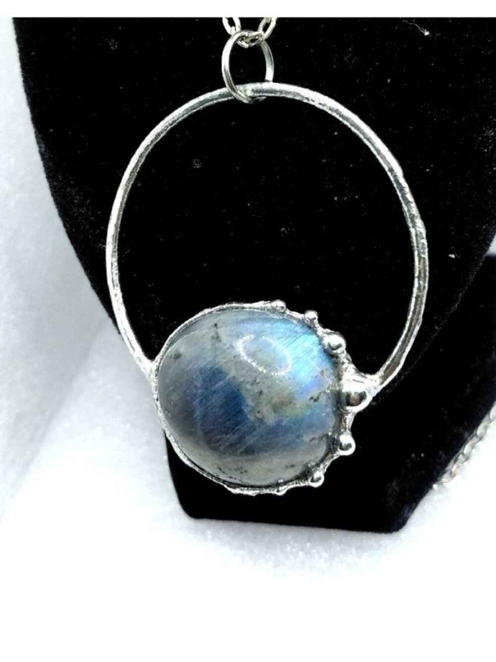 Labradorite crystal necklace
